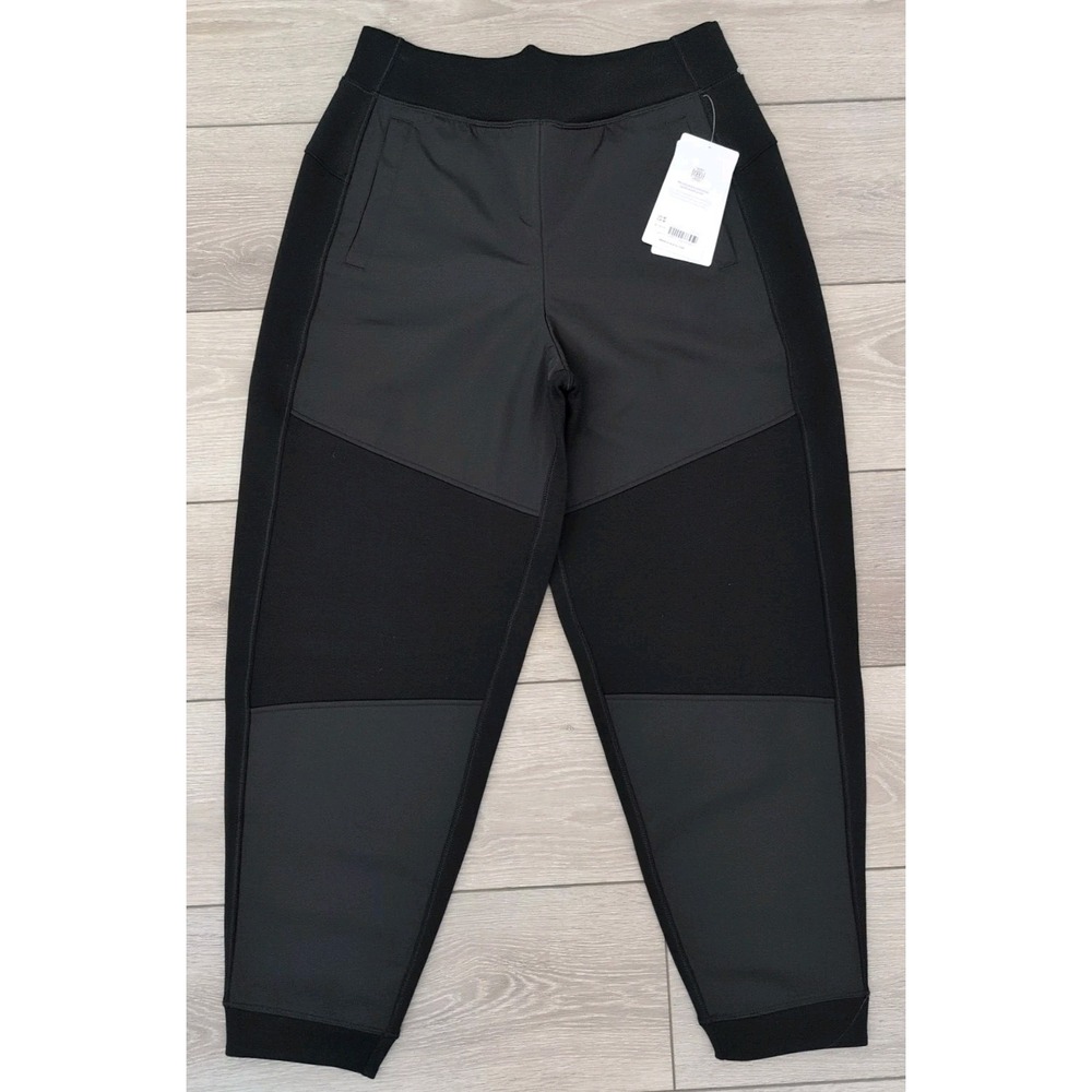 Athleta Get Set Hybrid Jogger Pants Women's Sz M Black Two‎ Tone NWT